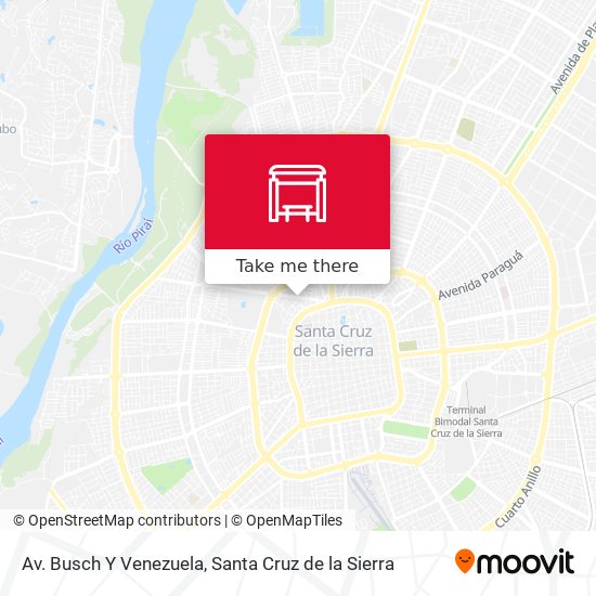 Av. Busch Y Venezuela map