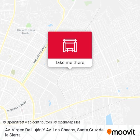 Av. Virgen De Luján Y Av. Los Chacos map