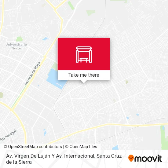 Mapa de Av. Virgen De Luján Y Av. Internacional