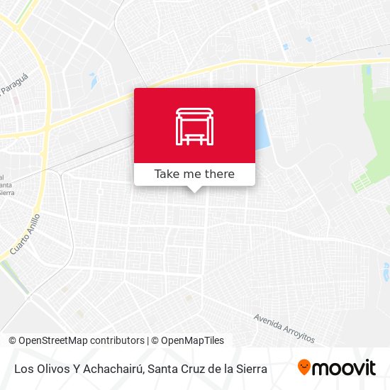 Los Olivos Y Achachairú map
