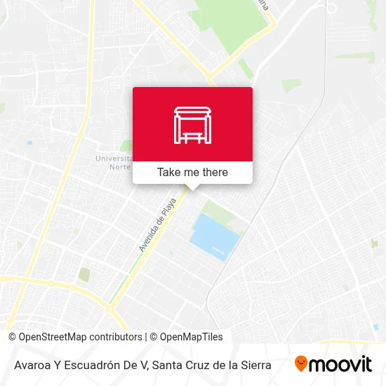 Mapa de Avaroa Y Escuadrón De V