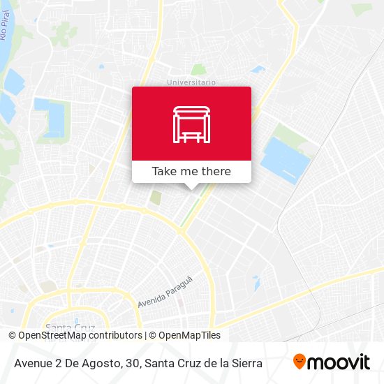 Avenue 2 De Agosto, 30 map