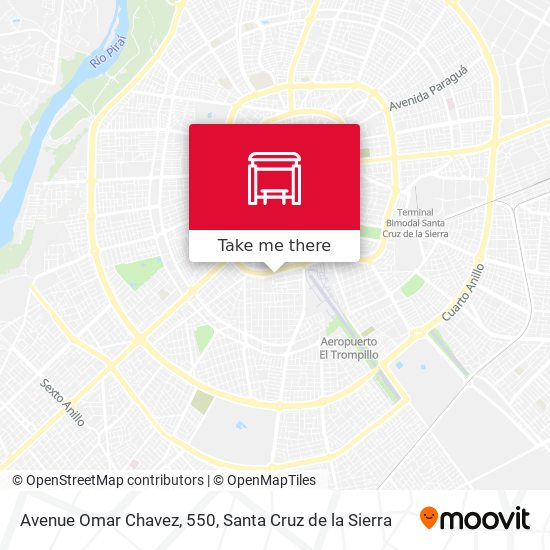 Mapa de Avenue Omar Chavez, 550