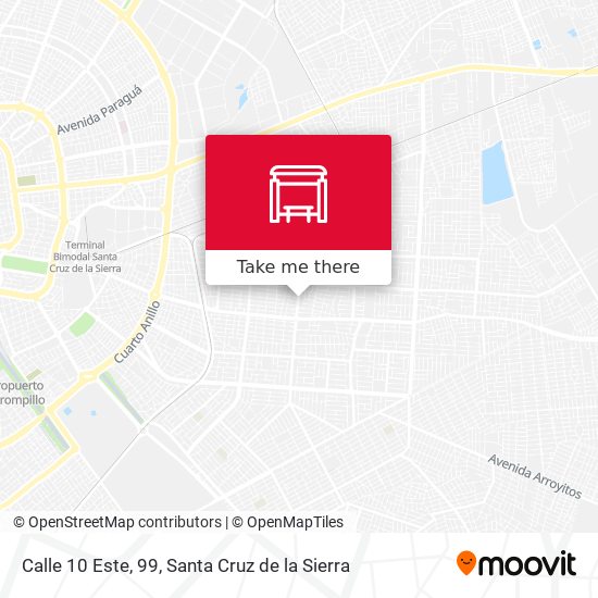 Calle 10 Este, 99 map
