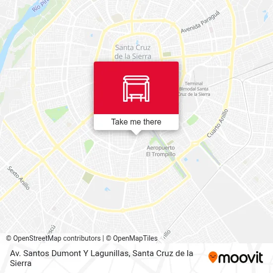 Mapa de Av. Santos Dumont Y Lagunillas