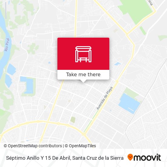 Séptimo Anillo Y 15 De Abril map