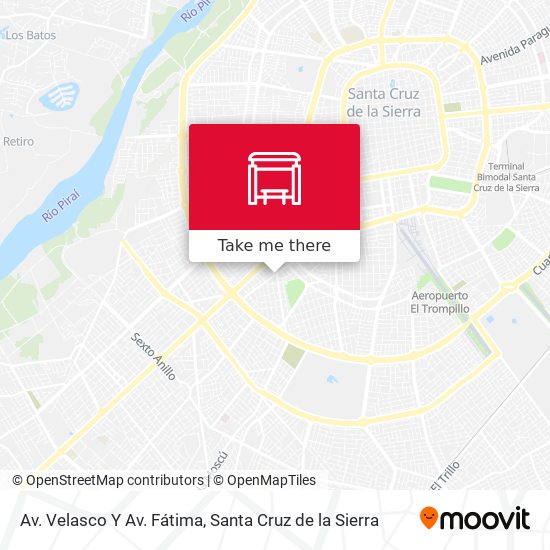 Mapa de Av. Velasco Y Av. Fátima