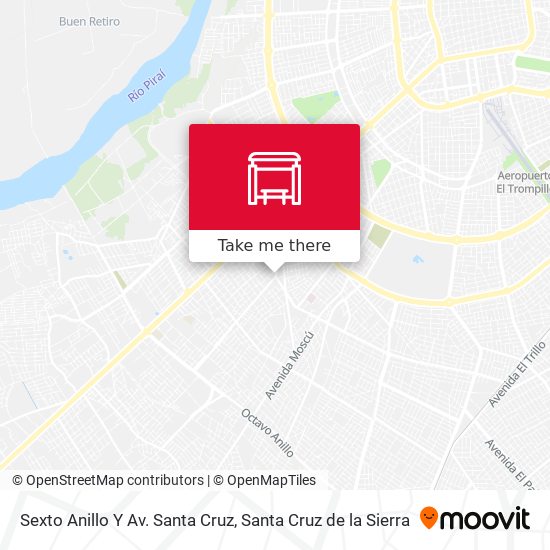 Sexto Anillo Y Av. Santa Cruz map