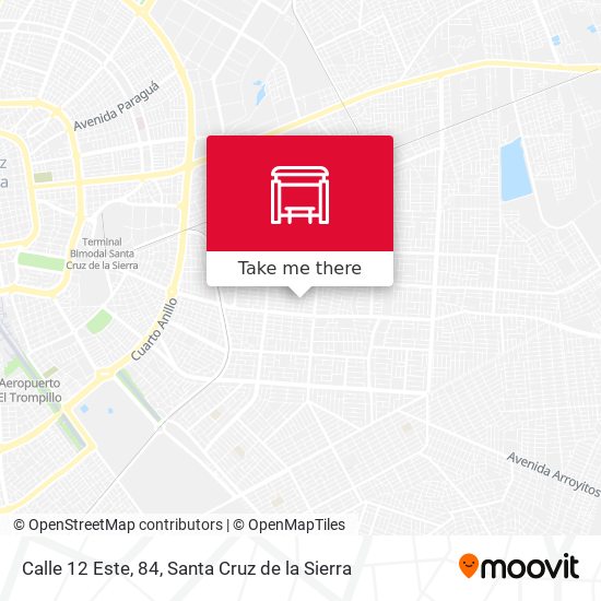 Mapa de Calle 12 Este, 84