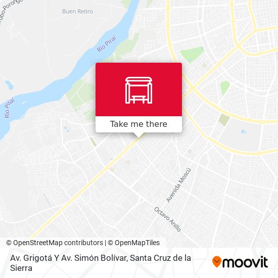 Av. Grigotá Y Av. Simón Bolívar map