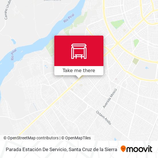 Mapa de Parada Estación De Servicio