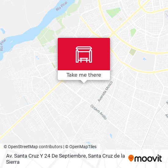 Mapa de Av. Santa Cruz Y 24 De Septiembre