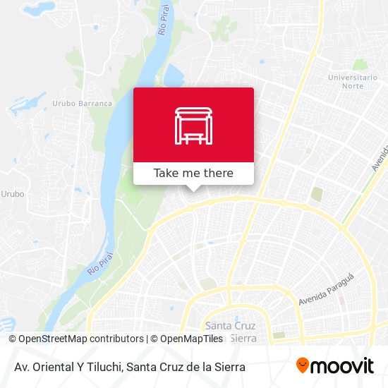 Av. Oriental Y Tiluchi map