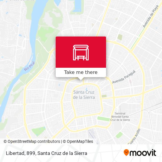 Libertad, 899 map