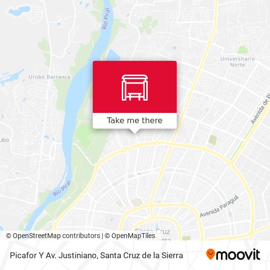 Picafor Y Av. Justiniano map