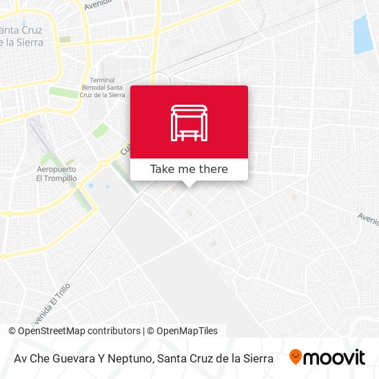 Av Che Guevara Y Neptuno map