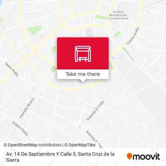 Mapa de Av. 14 De Septiembre Y Calle 3