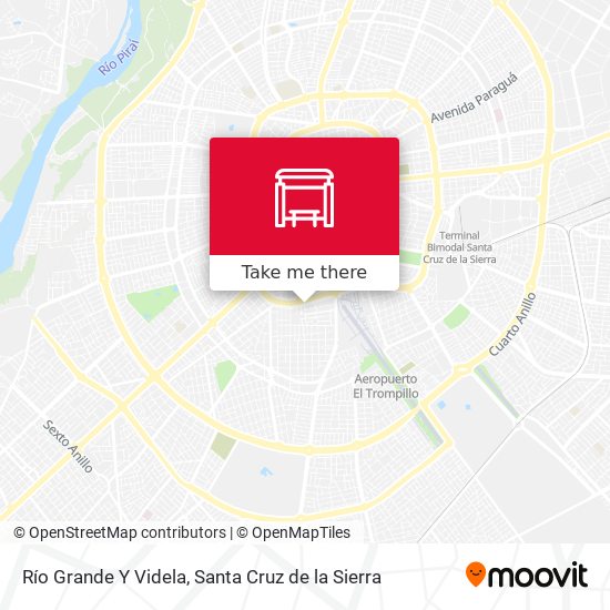 Río Grande Y Videla map