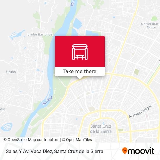 Mapa de Salas Y Av. Vaca Diez