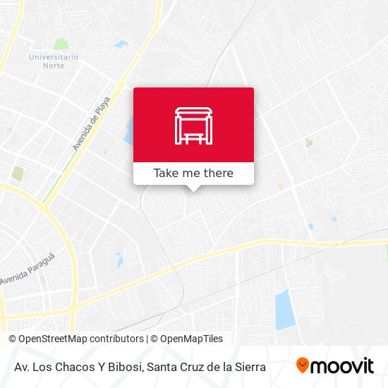 Av. Los Chacos Y Bibosi map