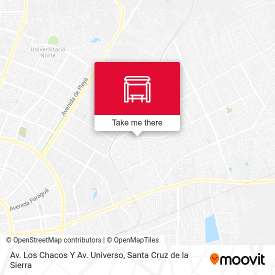 Av. Los Chacos Y Av. Universo map