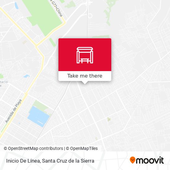 Inicio De Línea map