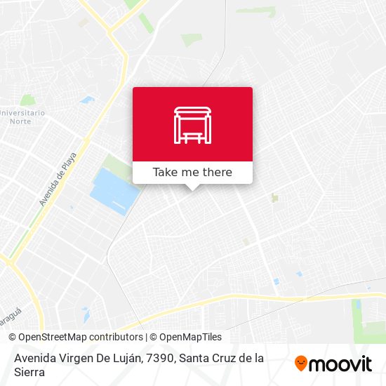 Mapa de Avenida Virgen De Luján, 7390