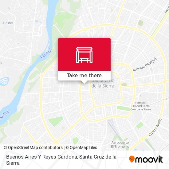 Buenos Aires Y Reyes Cardona map