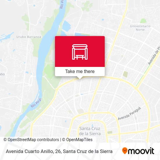 Avenida Cuarto Anillo, 26 map