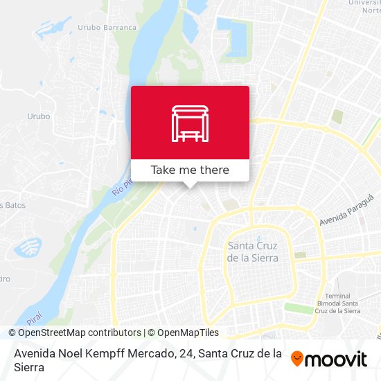 Mapa de Avenida Noel Kempff Mercado, 24