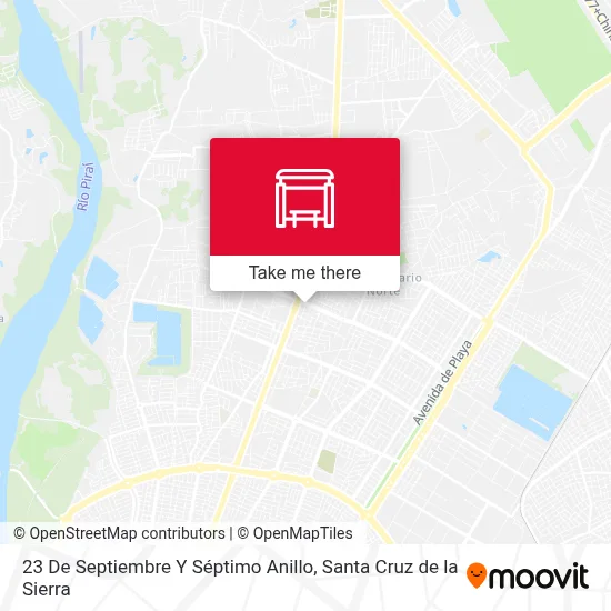 Mapa de 23 De Septiembre Y Séptimo Anillo