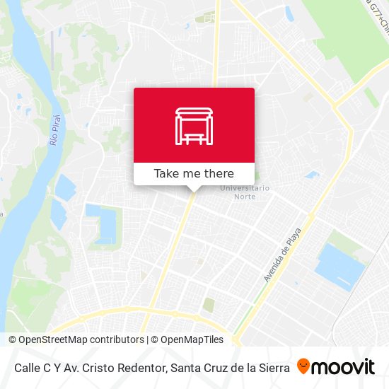 Mapa de Calle C Y Av. Cristo Redentor