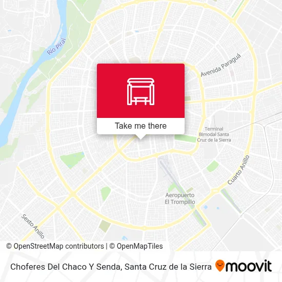 Choferes Del Chaco Y Senda map