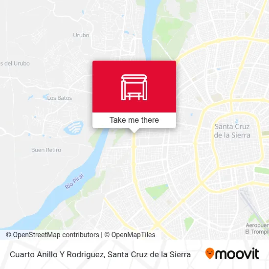 Cuarto Anillo Y Rodriguez map