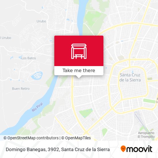 Domingo Banegas, 3902 map