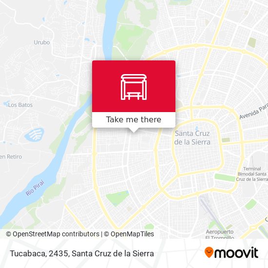 Tucabaca, 2435 map