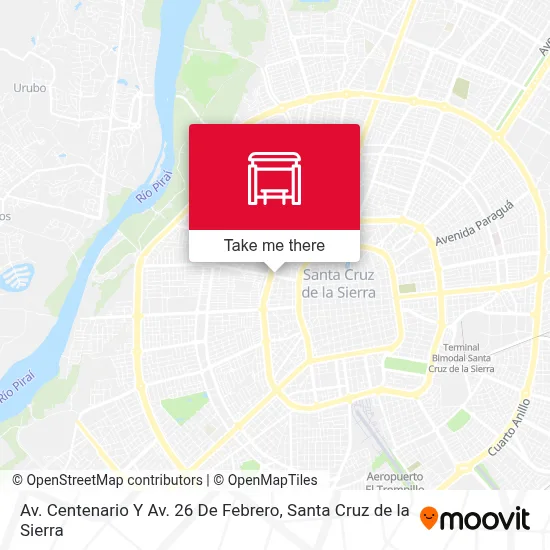 Mapa de Av. Centenario Y Av. 26 De Febrero
