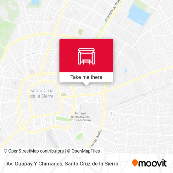 Av. Guapay Y Chimanes map