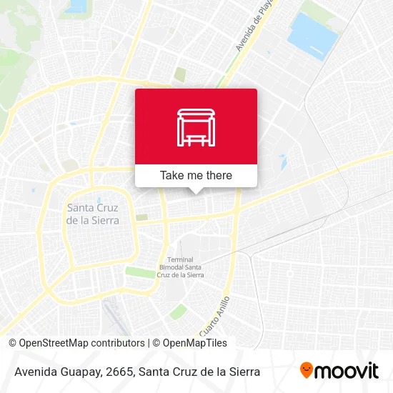 Mapa de Avenida Guapay, 2665