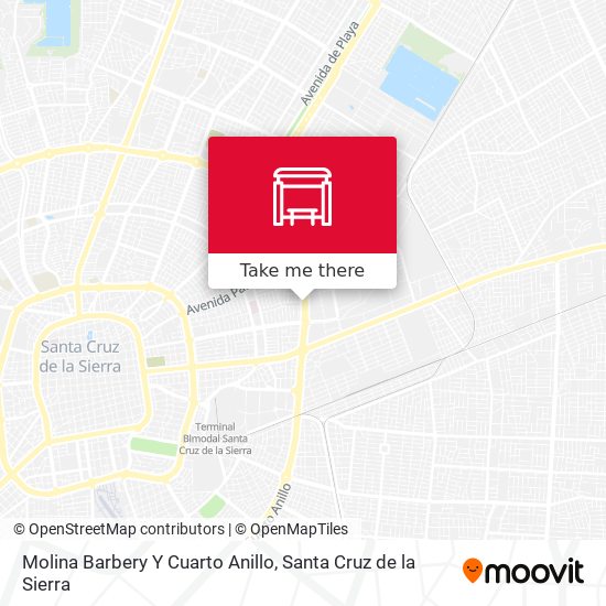 Mapa de Molina Barbery Y Cuarto Anillo