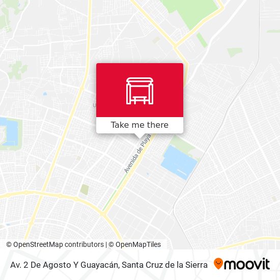 Av. 2 De Agosto Y Guayacán map