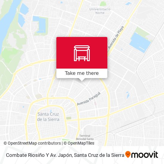 Combate Riosiño Y Av. Japón map