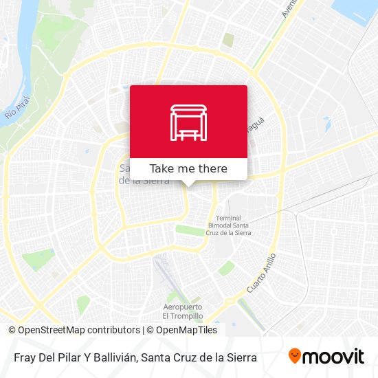 Mapa de Fray Del Pilar Y Ballivián