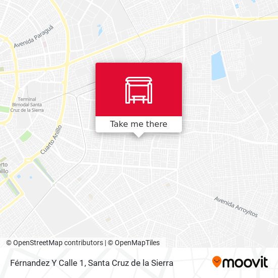 Férnandez Y Calle 1 map
