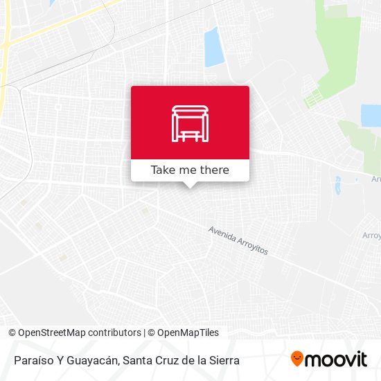 Paraíso Y Guayacán map
