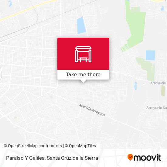 Paraíso Y Galilea map