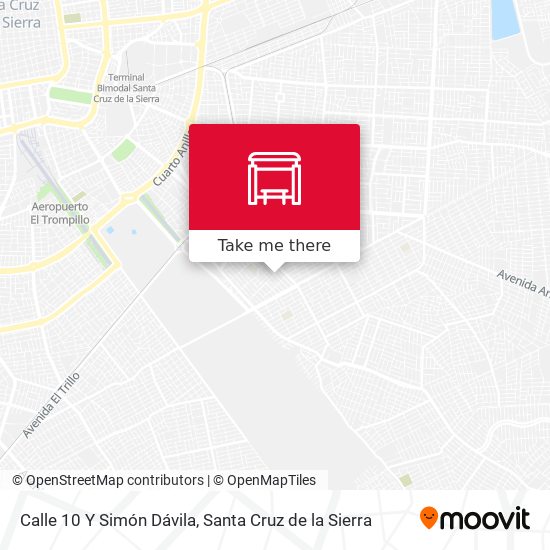 Mapa de Calle 10 Y Simón Dávila
