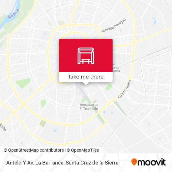 Antelo Y Av. La Barranca map