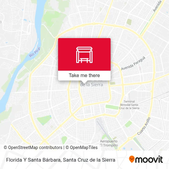 Mapa de Florida Y Santa Bárbara