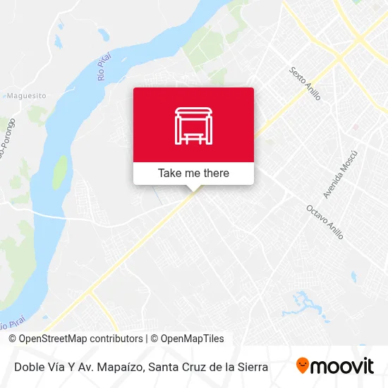 Mapa de Doble Vía Y Av. Mapaízo